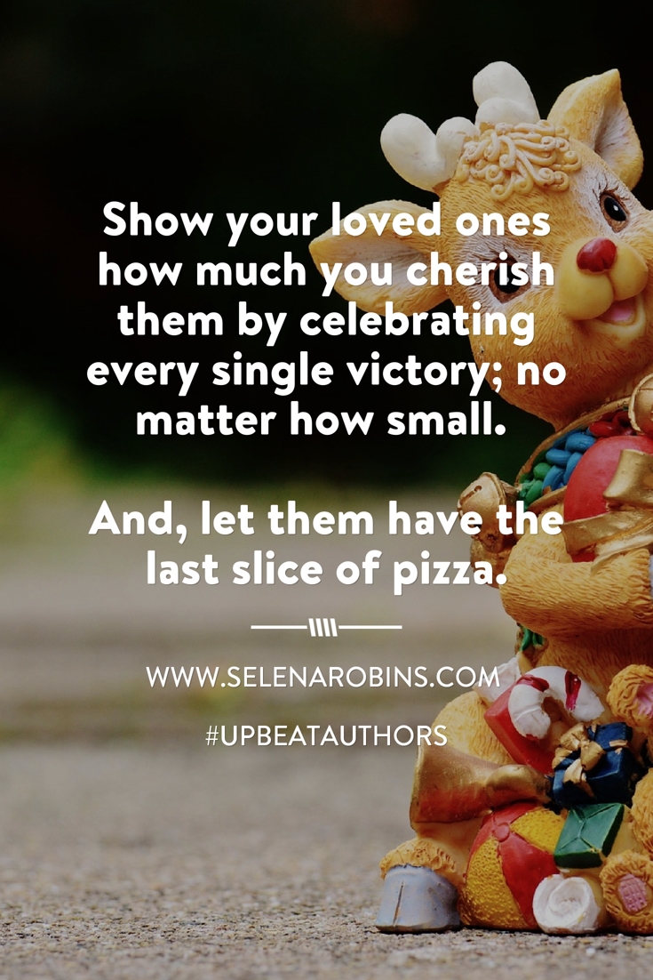 Show love through action. #UpbeatAuthors